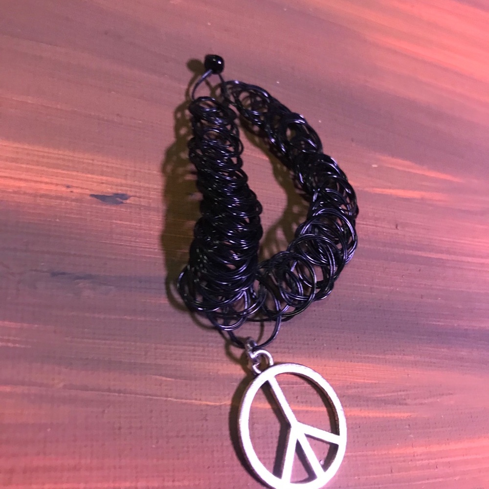 Tattoo Choker Peace Sign